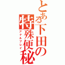 とある下田の特殊便秘（アナルプレイ）