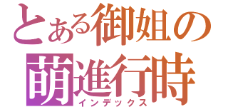 とある御姐の萌進行時（インデックス）