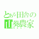 とある田舎の山葵農家（わさらー）