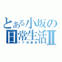 とある小坂の日常生活Ⅱ（リア充爆発）