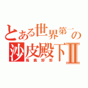 とある世界第一の沙皮殿下Ⅱ（馬鹿野郎）