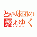 とある球団の燃えゆく姿（広島燃ゆ）