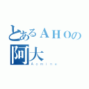 とあるＡＨＯの阿大（Ａｏｍｉｎｅ）