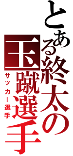 とある終太の玉蹴選手（サッカー選手）