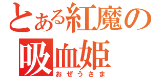 とある紅魔の吸血姫（おぜうさま）