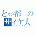 とある都のサイヤ人（ベジータ）