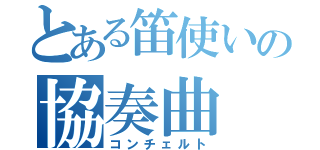 とある笛使いの協奏曲（コンチェルト）