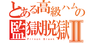 とある高級ハムの監獄脱獄Ⅱ（Ｐｒｉｓｏｎ Ｂｒｅａｋ）