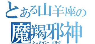 とある山羊座の魔羯邪神（シュタイン・ボルグ）