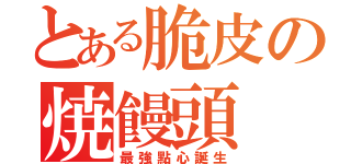 とある脆皮の焼饅頭（最強點心誕生）