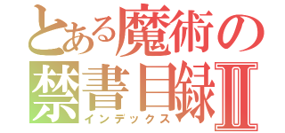 とある魔術の禁書目録Ⅱ（インデックス）