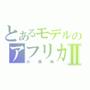 とあるモデルのアフリカⅡ（小森純）