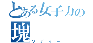 とある女子力の塊（ソディー）