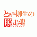 とある柳生の脱走魂（インデックス）