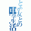 とある友との中学生活（青春）