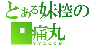 とある妹控の肾痛丸（ＳＹ２００８）