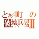 とある町の破壊兵器Ⅱ（雷じじい）