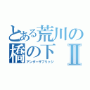 とある荒川の橋の下Ⅱ（アンダーザブリッジ）