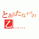 とあるたなすけの乙（インデックス）