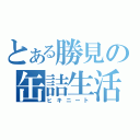 とある勝見の缶詰生活（ヒキニート）