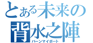 とある未来の背水之陣（バーンマイボート）