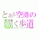 とある空港の動く歩道（エアポートナウ）