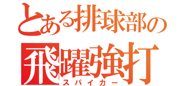 とある排球部の飛躍強打（スパイカー）