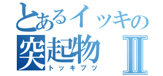 とあるイッキの突起物Ⅱ（トッキブツ）