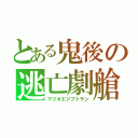 とある鬼後の逃亡劇艙（マリオエジプトラン）