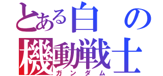 とある白の機動戦士（ガンダム）