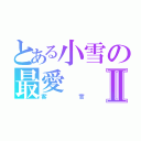 とある小雪の最愛Ⅱ（客官）