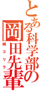 とある科学部の岡田先輩（岡ゴリラ）