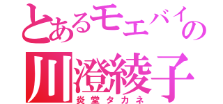 とあるモエバインの川澄綾子（炎堂タカネ）