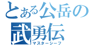 とある公岳の武勇伝（マスターシーフ）