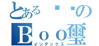 とある雞掰のＢｏｏ璽（インデックス）