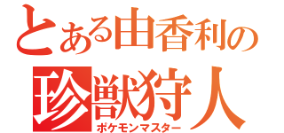 とある由香利の珍獣狩人（ポケモンマスター）