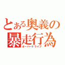 とある奥義の暴走行為（オーバードライブ）