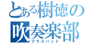 とある樹徳の吹奏楽部（ブラスバンド）