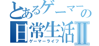 とあるゲーマーの日常生活Ⅱ（ゲーマーライフ）