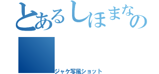 とあるしほまなかの（ジャケ写風ショット）