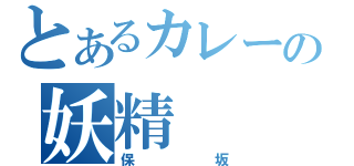 とあるカレーの妖精（保坂）