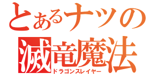 とあるナツの滅竜魔法（ドラゴンスレイヤー）