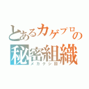 とあるカゲプロの秘密組織（メカクシ団）