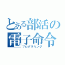 とある部活の電子命令（プログラミング）