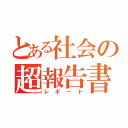 とある社会の超報告書（レポート）