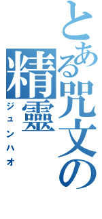 とある咒文の精靈（ジュンハオ）