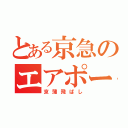 とある京急のエアポート快特（京蒲飛ばし）