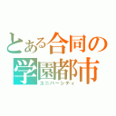 とある合同の学園都市（ユニバーシティ）