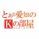 とある愛知のＫの部屋（ワンルーム）