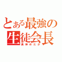 とある最強の生徒会長（黒神めだか）